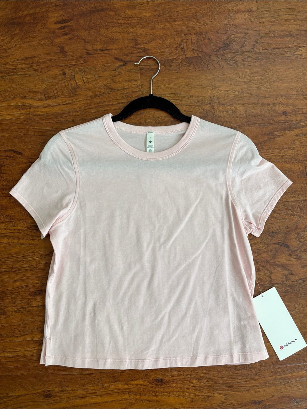 lululemon athletica Light Pink Crew Tee